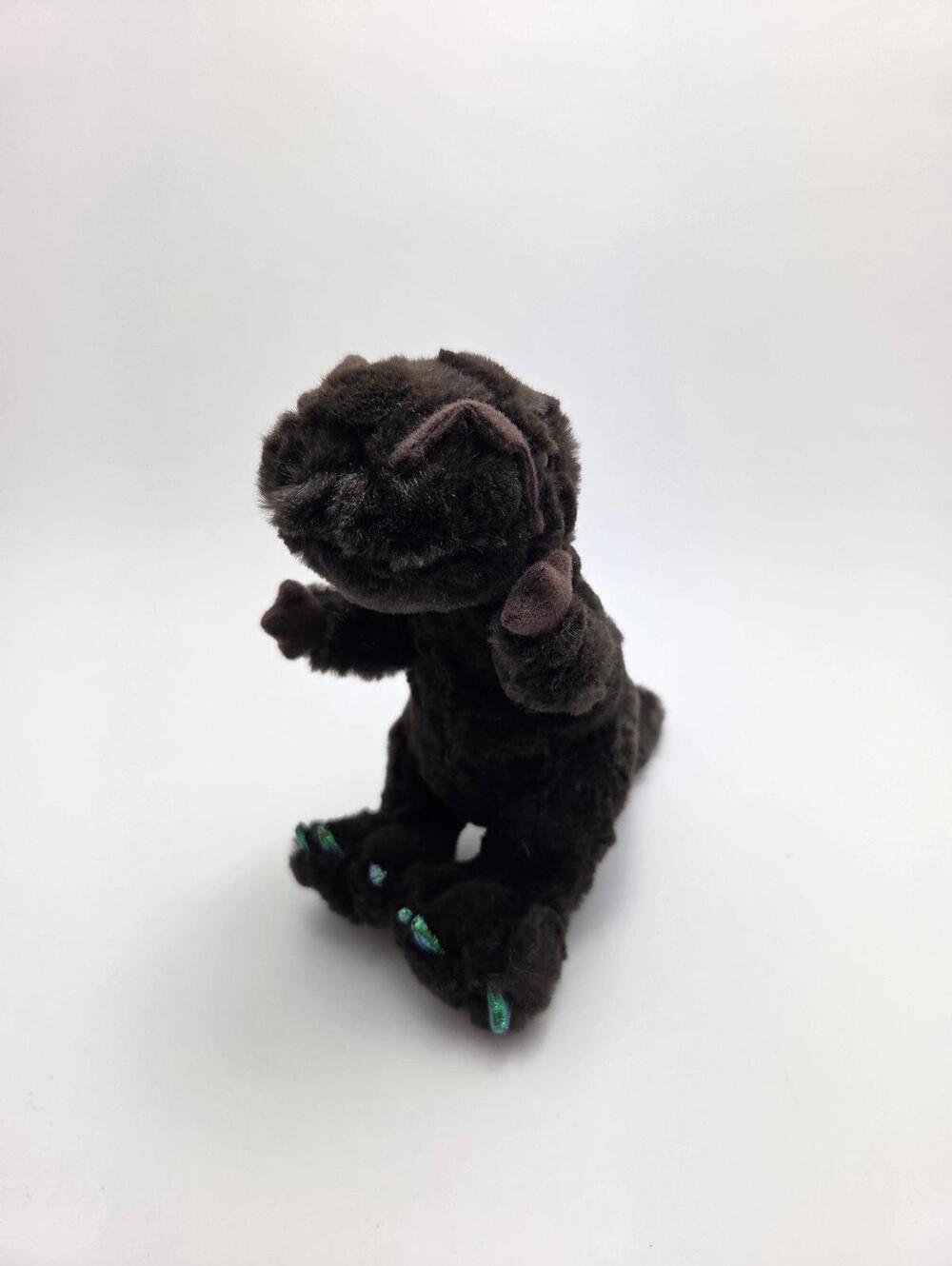 Vintage Wish Pets "Tiny Dino" Brown Dinosaur Plush, Small Rare! (5 inch)